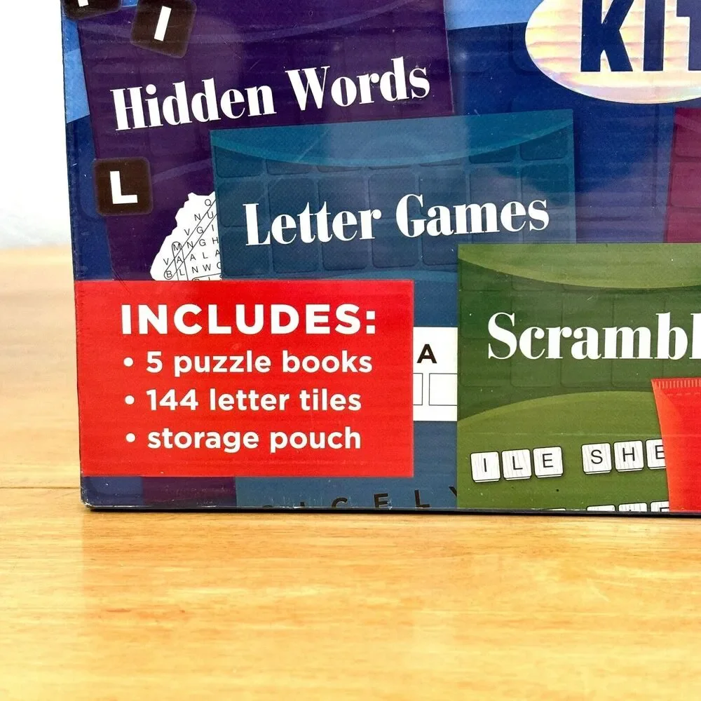 Brain‎ Games Word Workout Kit Age 8+ Spelling Vocab 5 Word Puzzles New Sealed